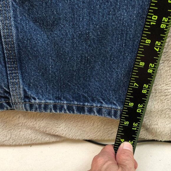 Dickies Mens Work Jeans Size 34x32 Relaxed Fit Blue Denim Straight Casual - Picture 4 of 13